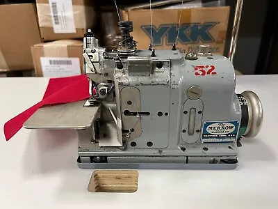 Merrow M-2DNR-1 Decorative Purl Edge Sewing Machine Used. • $1500