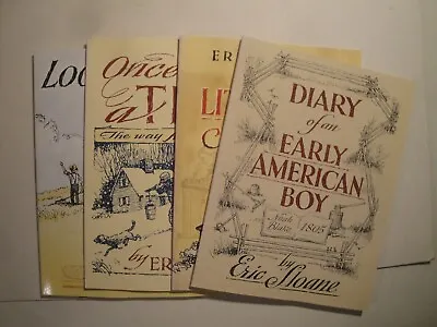 $26 • Buy Eric Sloane /Pb Lot 4/Look At The Sky/Once Upon A Time/Little Red Schoolhouse/