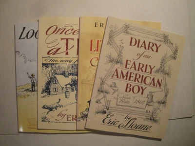 $26 • Buy Eric Sloane /Pb Lot 4/Look At The Sky/Once Upon A Time/Little Red Schoolhouse/
