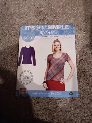 McCalls 9609 It's Sew Simple Misses Shirts Sewing Pattern Sz XS-XL • $5