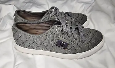 G BY GUESS Women's Shoes 6.5 Sneakers ● Quilted ● GGBacker ● Metallic Accents • $26.95