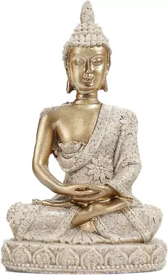Mini Small Meditation Buddha Statue Harmonious Yoga Figurine Collectible Craft F • $14.79