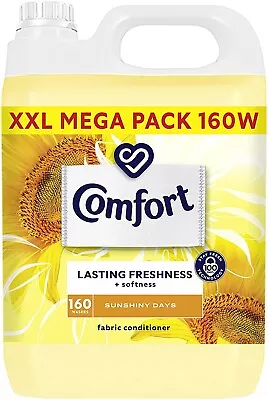 Comfort Sunshiny Days XXL MEGA PACK Fabric Conditioner 160 Washes • £9.99