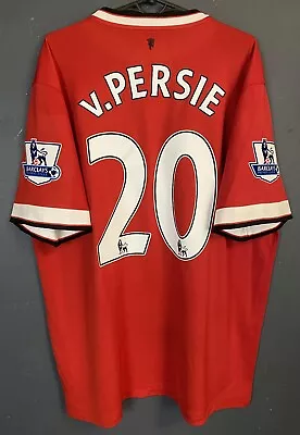 Van Persie Mens Manchester United 2014/2015 Soccer Football Shirt Jersey Size Xl • $125.99