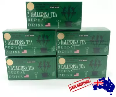 5 Boxes 3 BALLERINA TEA HERBAL EXTRA STRENGTH 90 TEA BAGS SLIM DIET TEA NATURAL • $45