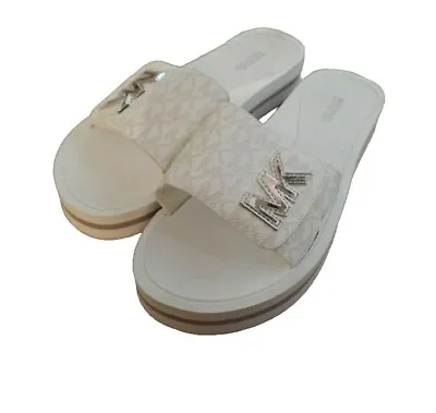 Women MK Michael Kors MK Platform Slide Sandals  • $35