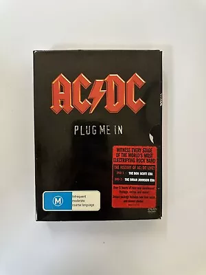 AC/DC - Plug Me In - 3 Disc DVD Pack. • $25