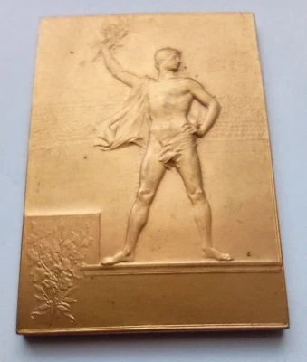 $99 • Buy Paris 1900 Olympic Games Participation Plaque / Medal
