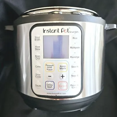 Instant Pot Electric Pressure Cooker Smart WI-FI 60 6-Quart Stainless Pre-owned  • $39