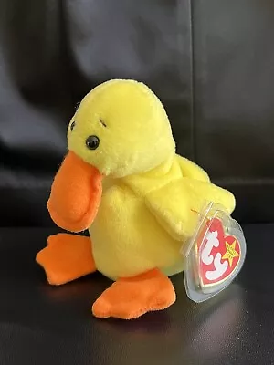TY Beanie Babies”Quackers “ The Duck. New With Tag. Rare Errors From 1994 • $3500