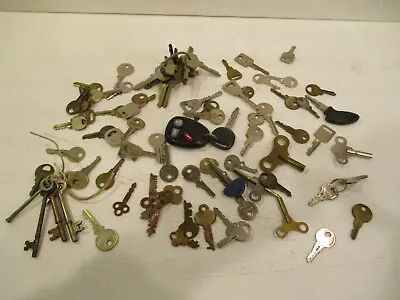 Vintage Lot Skelton Keys  Clock Keys Cabinet Keys Flat Keys  Car Keys &More • $49.95