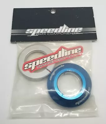 Speedline Bmx Integrated Headset 1 1/8 To 1  Blue • $40