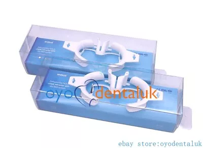 2Pcs Dental Cheek Retractor With Sub Saliva Suction Tube Intraoral Mouth Opener • £37.61