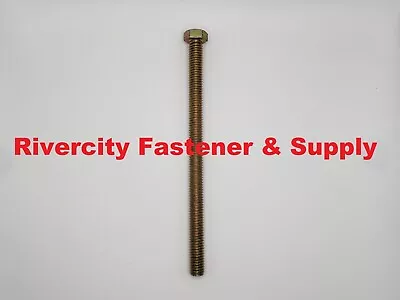 3/8-16 X 6 Tap Bolts Grade 8 Hex Head Screws 3/8x16x6 Full Thread 3/8x16 X 6  • $10.88