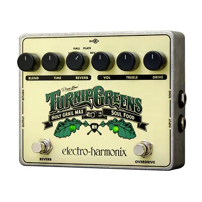 Electro Harmonix Turnip Greens Effects Pedal Soul Food & Holy Grail Max New! • $197.28