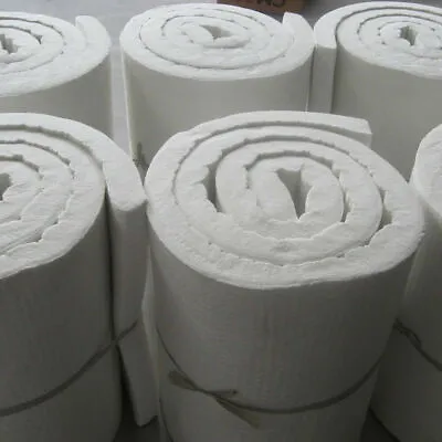 32mm Ceramic Fibre Blanket For Kiln Insulation Furnace Gas Forge Pizza Oven • £40.78