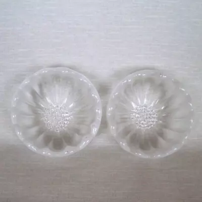 2 Dartington Crystal Gripfruit - Grapefruit Bowls. By Frank Thrower Vintage. • £12