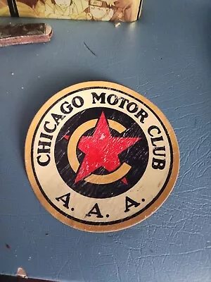 Authentic Vintage AAA Chicago Motor Club Sticker • $17.99