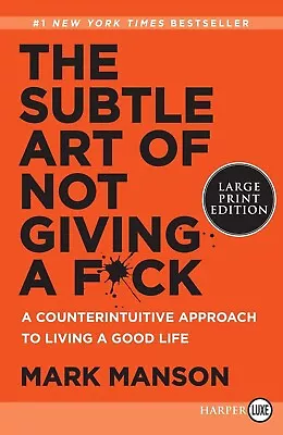 $23.10 • Buy The Subtle Art Of Not Giving A Fck By Mark Manson : Paperback – 19 January 2017