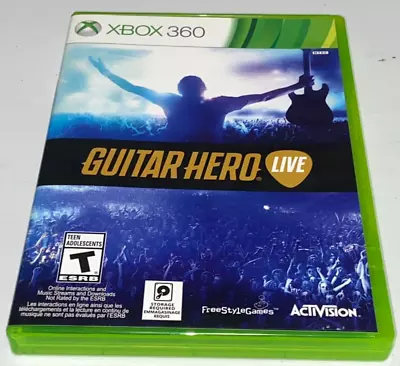 Guitar Hero Live (Microsoft Xbox 360 2014) Online Manual & Tested Free Shipping • $9.95