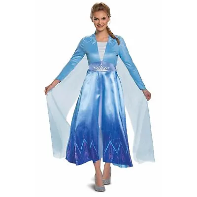 £61.99 • Buy Women`s Official Disney Frozen 2 Travelling Elsa Costume Princess Fancy Dress