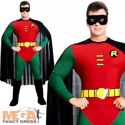 £37.99 • Buy Robin Mens Fancy Dress Batman Movie Comic Adult Superhero Cosplay Costume Outfit