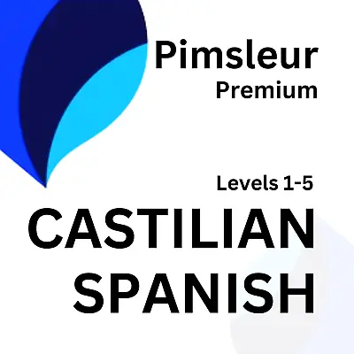 Pimsleur Castilian Spanish Levels 1-5 Course - Gold Edition Complete Language • £19.99