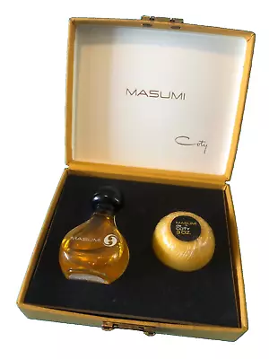 1969 Antique COTY Masumi PERFUME Box New Condition Sealed Full Box Perfect Condition • $160.47