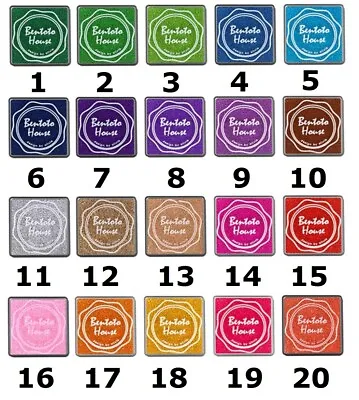 £2.30 • Buy Craft Pigment Ink Pad For Paper Wood Fabric Scrapbook 20 Colours - Size 4x4cm