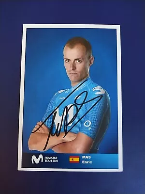 Enric Mas Autographed Cycling Rider Card Team Movistar Signed Tour De France • $49.99