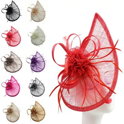 SALE Fascinator Women's Large Headband Clip Hat Weddings Ladies Race Royal Ascot • £16.45