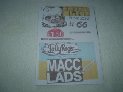 £5.99 • Buy Eaten Alive Punk Zine # 66 - The Macc Lads - Tri Subversion - Jolly Roger - Diy