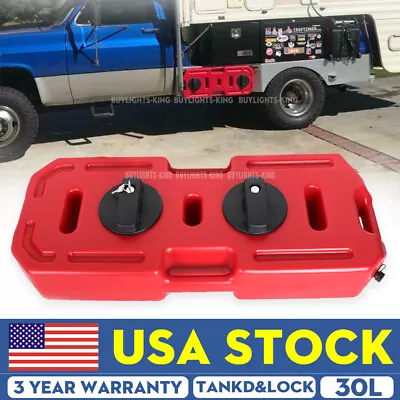 $169.99 • Buy 8Gallon 30L Fuel Can Gas Tank Storage + Lock Fit Jeep Car ATV SUV UTV Backup RZR