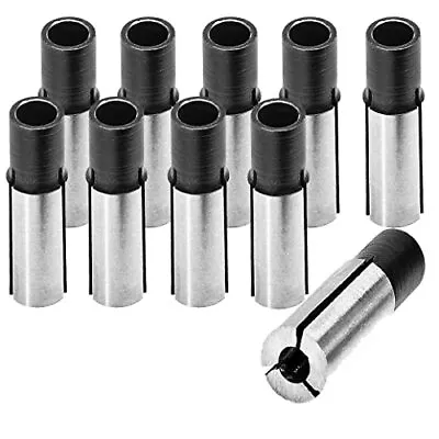  10 Pcs Router Collet Adapter 1/4 To 1/8   Router Chuck Converter ã€€    • $14.45