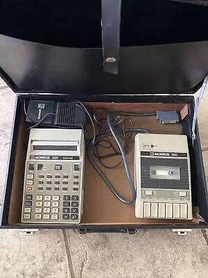 $106.50 • Buy Vintage Monroe Litton 326 Scientist Calculator + 392 Cassette Drive, Case Works