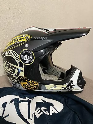 Vega Racing Helmet Off Road Hard Shell Full Face ATV Size S • $50