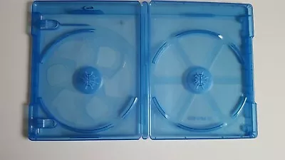 USED Replacement Standard 12mm 2-Disc Blu-ray Case With Outer Sleeve • $2.49