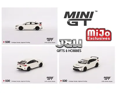 Mini GT Honda Civic Type R 2023 Championship White MGT00530 1/64 • $9.99