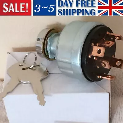 £18.25 • Buy Takeuchi Excavator Digger Ignition Switch 1700100023 1700100052 H806 + 2 Key