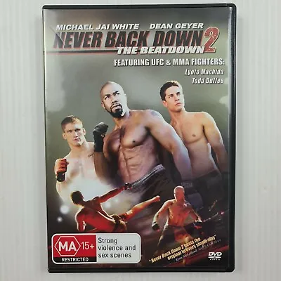 Never Back Down 2 - The Beatdown DVD - Dean Geyer - Region 4 - TRACKED POST • $11.68