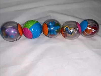 Fisher Price Roll-A-Rounds Sensory Balls Baby Toys Lot Of 5 • $8