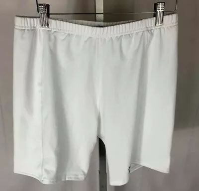 NWT Men's Mizuno Performance Shorts White Retail $31 Free US Shipping (G1) • $8.99