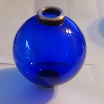 WEATHERVANE/LIGHTENING ROD BLUE GLASS BALL  Fits 3/4'' RodSOLD AS SHOWN • $68.95