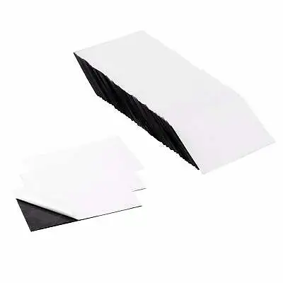 $17.99 • Buy 3.5 X 2 Inch Business Card Flexible Self-Adhesive Magnetic Sheets (100 Pieces)
