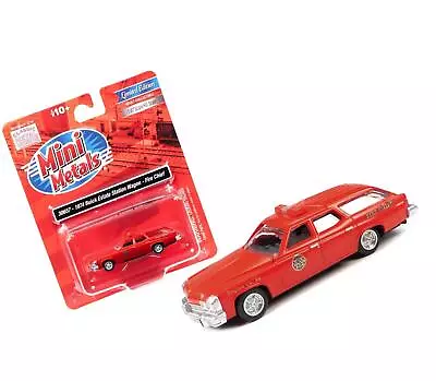1974 Buick Estate Station Wagon Red Fire Chief 1/87 (HO) Scale Model By Classic • $28.39
