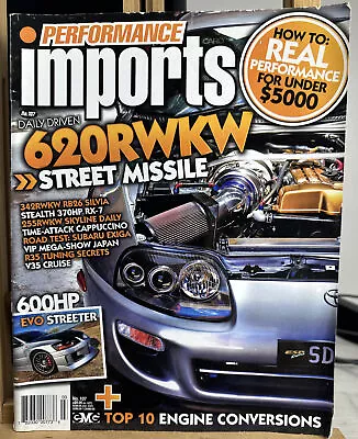 Performance Imports Magazine  No 107 In Ok Condition • $8.79