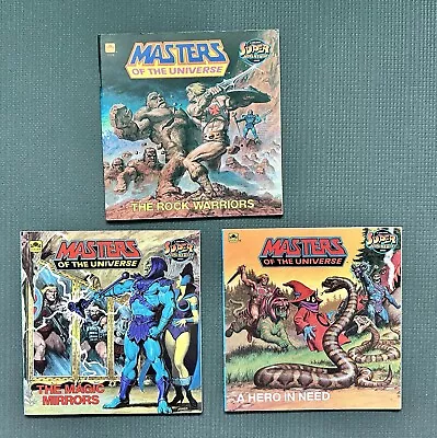 MASTERS OF THE UNIVERSE GOLDEN BOOKS LOT HE-MAN SKELETOR MOTU - Lot3 • $7.99