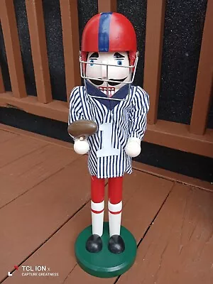 Nutcracker Football Player 14 3/4 Inch Statue Figure Tabletop Decor • $39.99