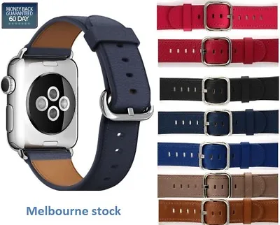 $14.39 • Buy Single Tour Soft Leather Band Strap Bracelet For Apple Watch Series1/2/3/4/5/6/7