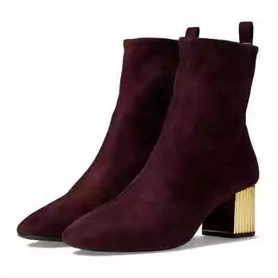 Michael Michael Kors Women Ankle Sock Bootie Porter Mid Size US 8M Merlot • $27.30